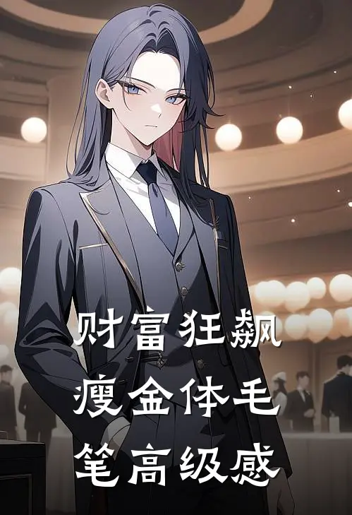 财富狂飙 瘦金体毛笔 高级感